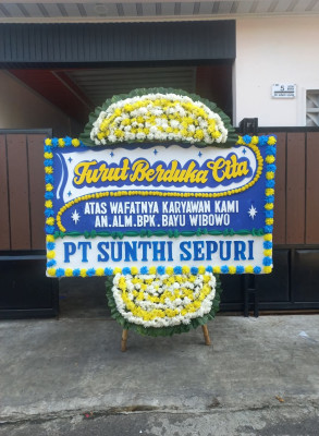 Papan Bunga Duka di Mulyodadi