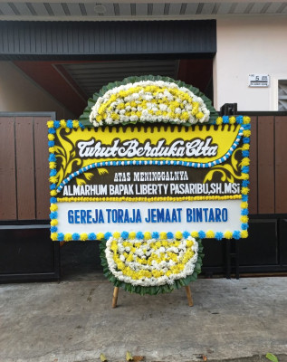 Papan Bunga Duka di Mulyodadi